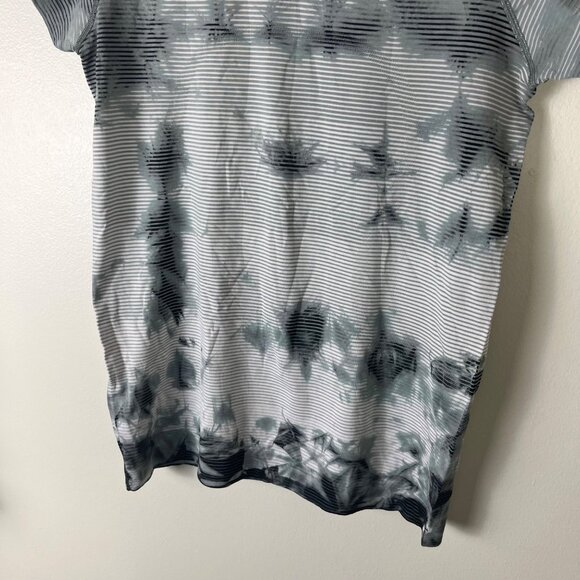 Lululemon Athletic Swiftly Tech Short Sleeve 2.0 Tie Dye Grey Women’s Size 8 - Picture 4 of 7